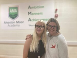Alvaston Moor GCSE Charli And Mum Natalie