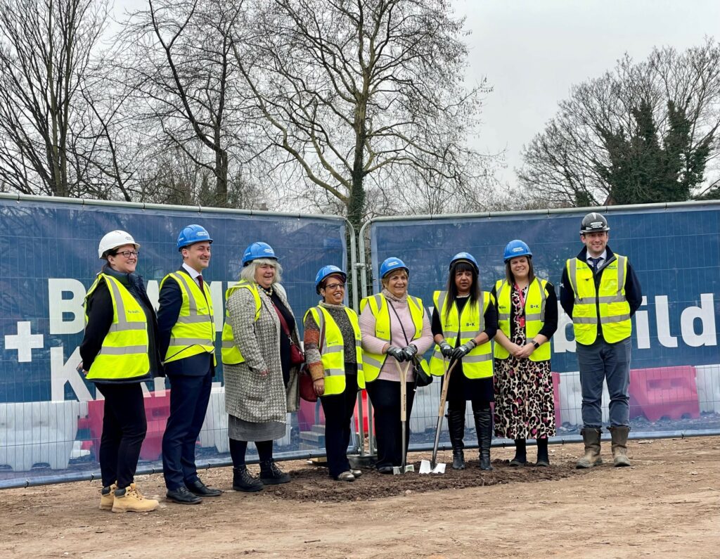 Groundbreaking ceremony to celebrate the beginning of construction for Bluecoat Trent Academy's permanent site