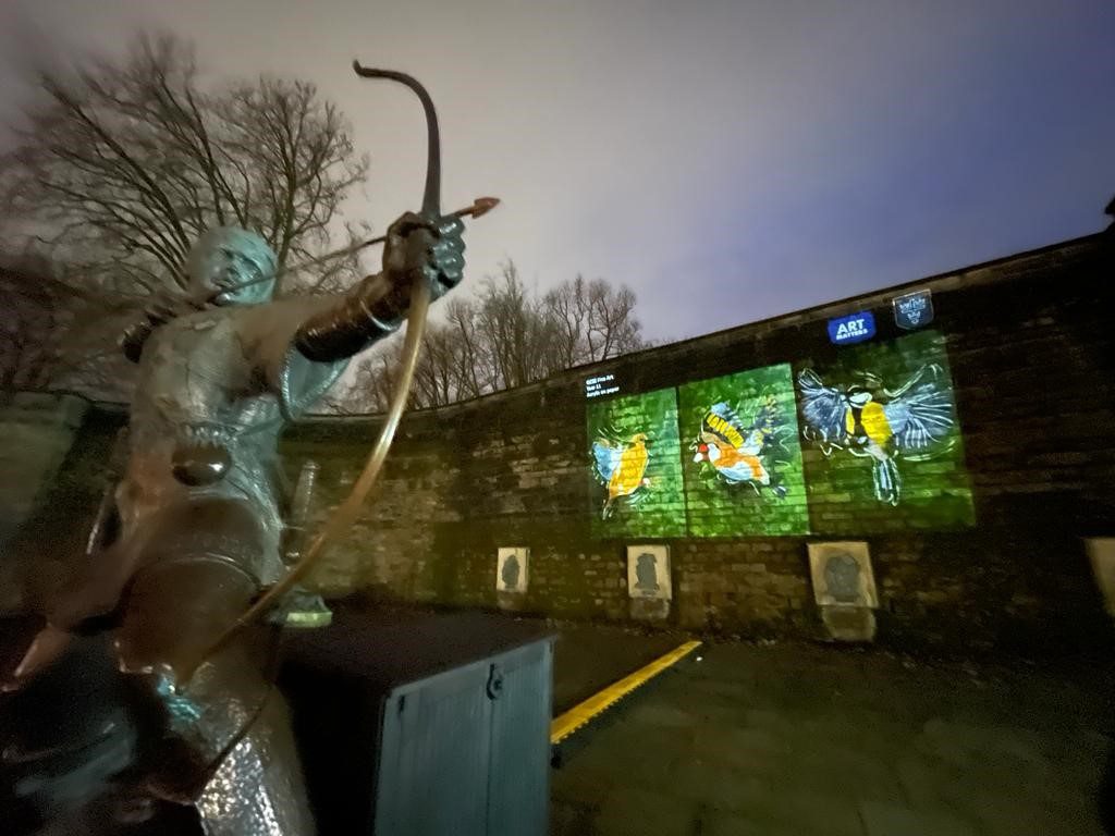 Bluecoat Aspley Academy's exhibition at Nottingham Light Night