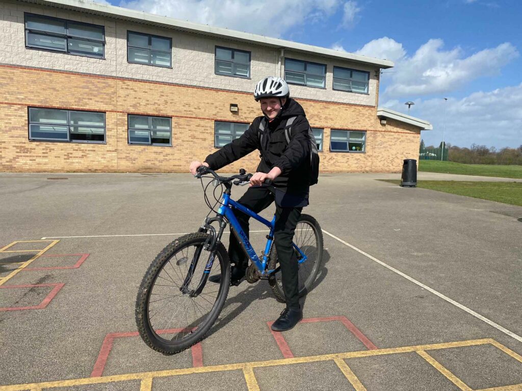 The Long Eaton School gets the wheels rolling on sustainability after reporting huge numbers of pupils walking and cycling