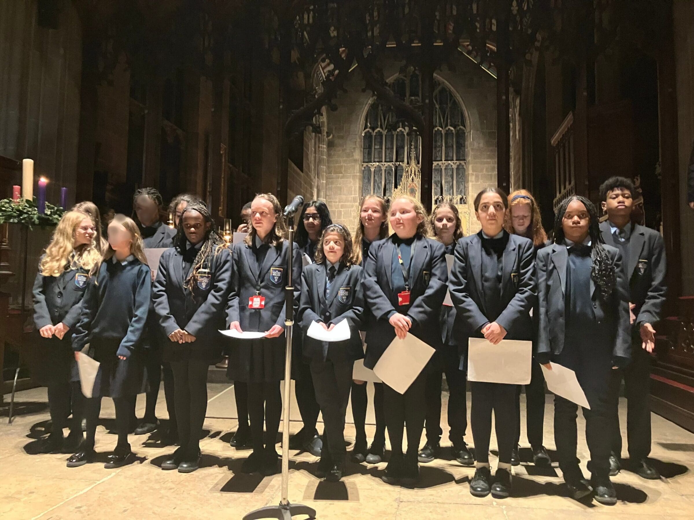 Archway Learning Trust at St Mary's Church in the Lace Market for its Christmas Choir