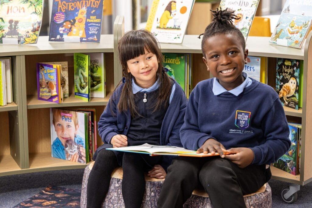 Nottingham Primary School with a Library Around Every Corner